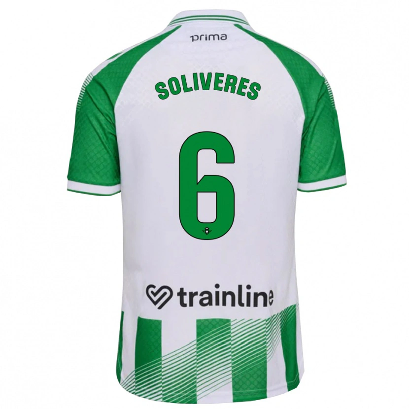 Danxen Mujer Camiseta Gema Soliveres #6 Verde Claro Negro Blanco 1ª Equipación 2026/27 La Camisa