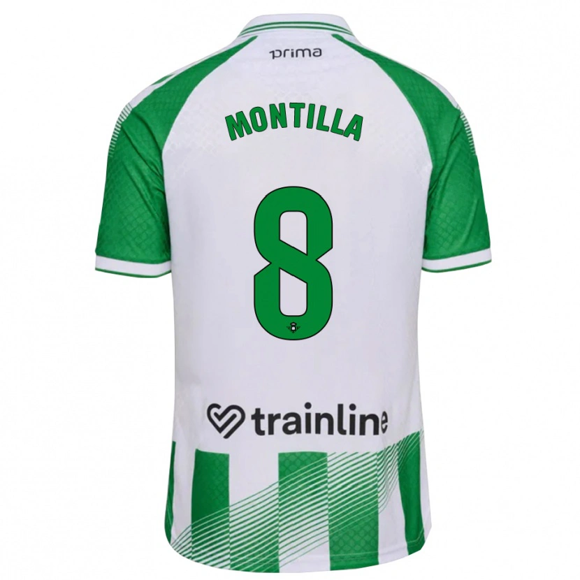 Danxen Mujer Camiseta Natalia Montilla #8 Verde Claro Negro Blanco 1ª Equipación 2026/27 La Camisa