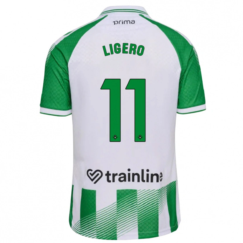 Danxen Mujer Camiseta Nuria Ligero #11 Verde Claro Negro Blanco 1ª Equipación 2026/27 La Camisa