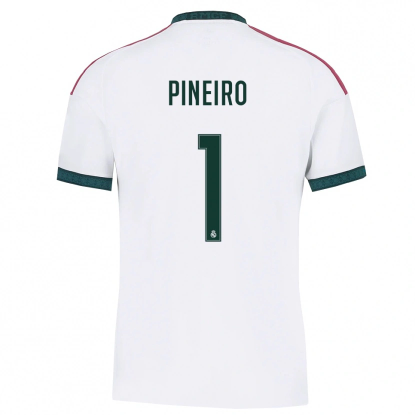 Danxen Mujer Camiseta Diego Pineiro #1 Verde Oscuro Blanco Rojo 1ª Equipación 2026/27 La Camisa