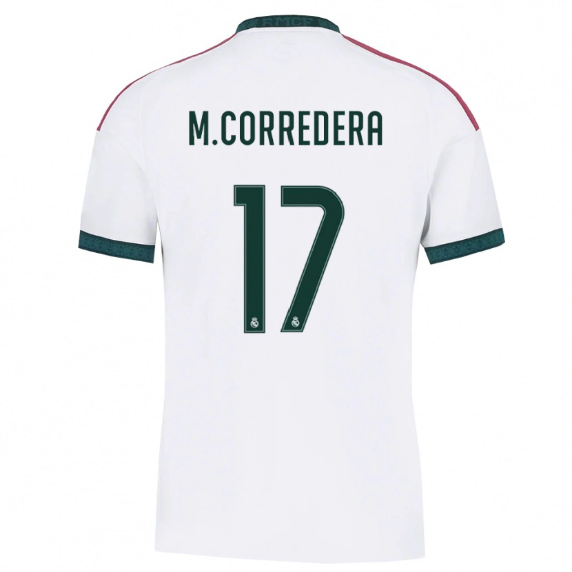 Danxen Mujer Camiseta Marta Corredera #17 Verde Oscuro Blanco Rojo 1ª Equipación 2026/27 La Camisa