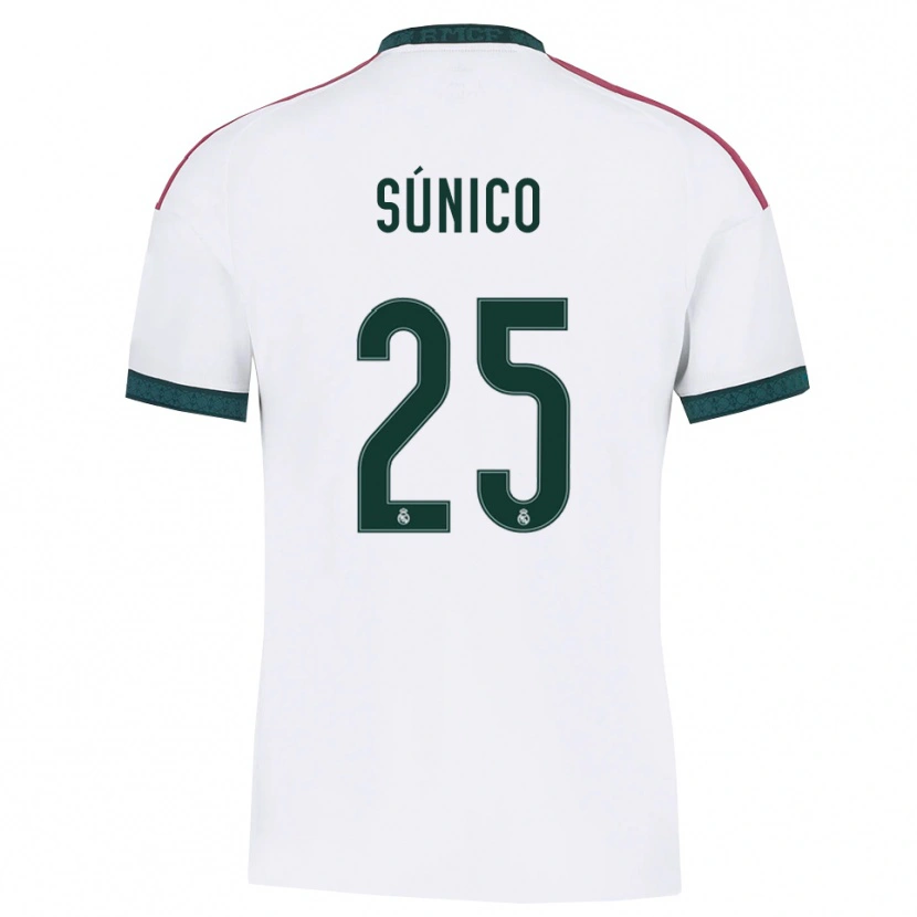 Danxen Mujer Camiseta Guille Súnico #25 Verde Oscuro Blanco Rojo 1ª Equipación 2026/27 La Camisa