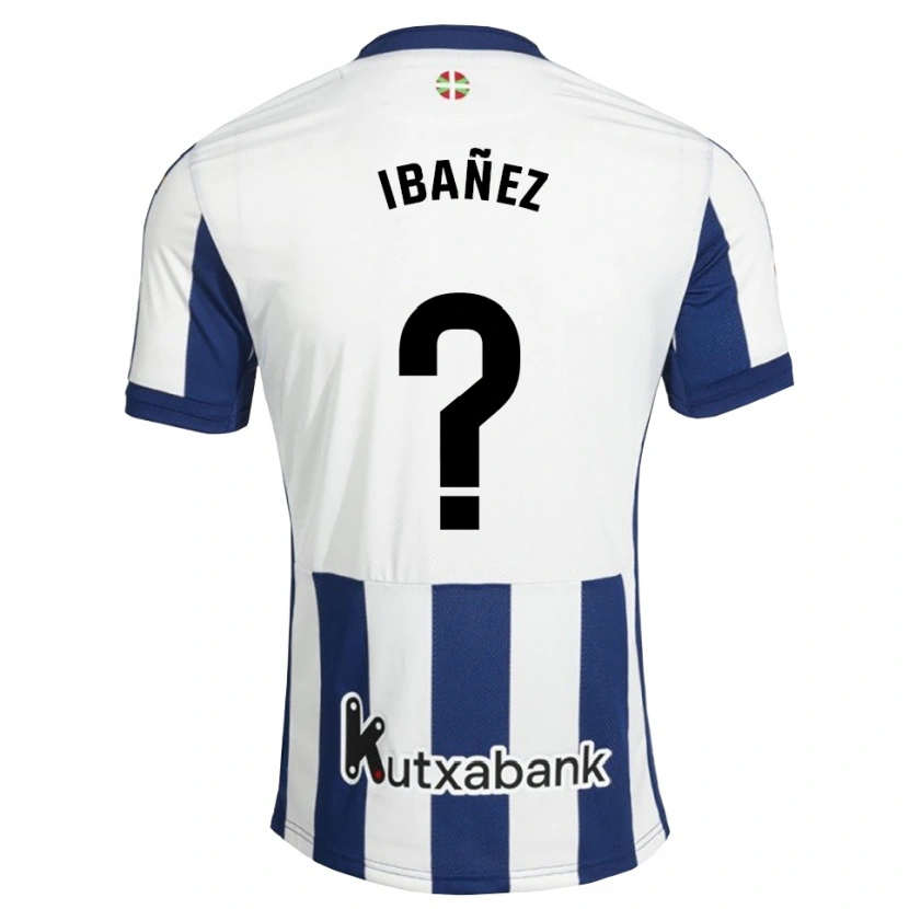 Danxen Mujer Camiseta Pedro Ibañez #0 Azul Marino Blanco Dorado 1ª Equipación 2026/27 La Camisa