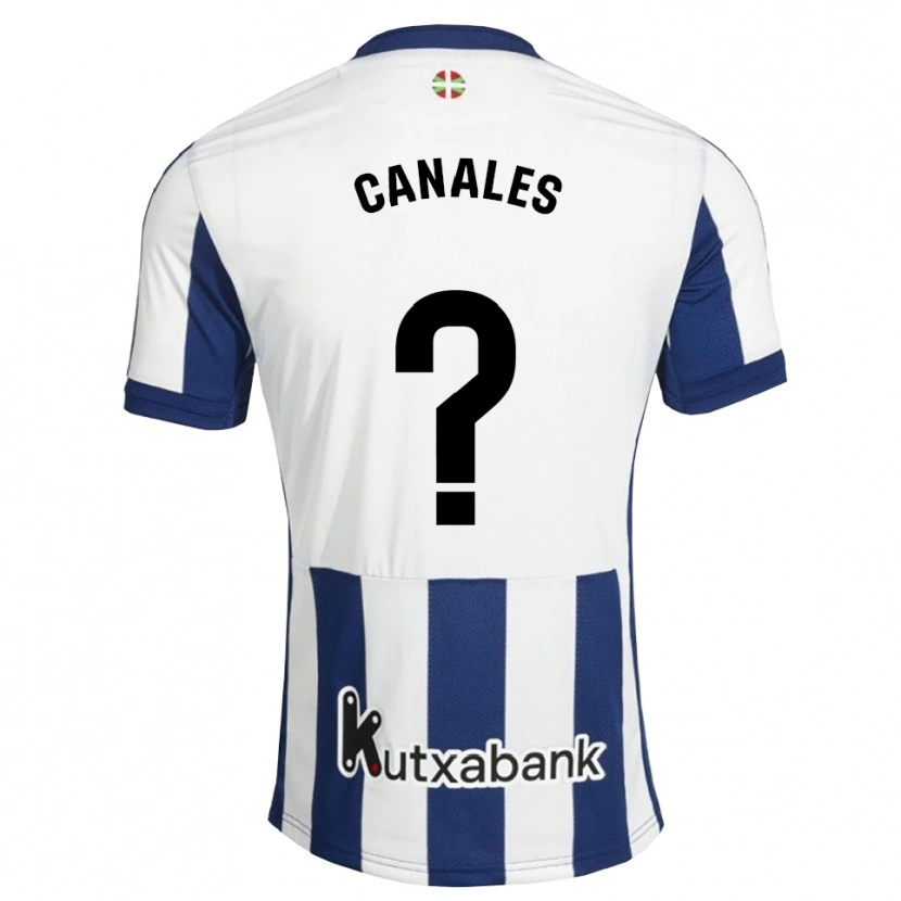 Danxen Mujer Camiseta Cristian Canales #0 Azul Marino Blanco Dorado 1ª Equipación 2026/27 La Camisa