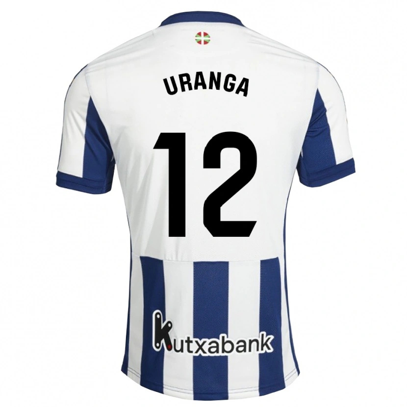 Danxen Mujer Camiseta Lander Uranga #12 Azul Marino Blanco Dorado 1ª Equipación 2026/27 La Camisa