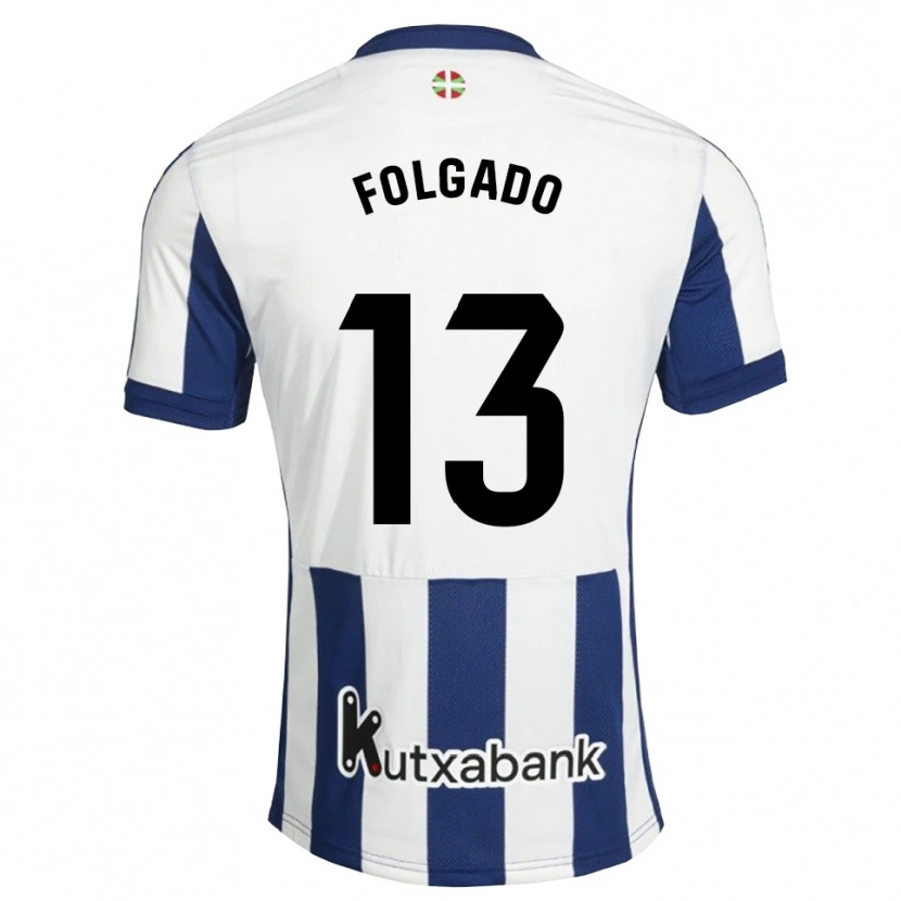 Danxen Mujer Camiseta Theo Folgado #13 Azul Marino Blanco Dorado 1ª Equipación 2026/27 La Camisa