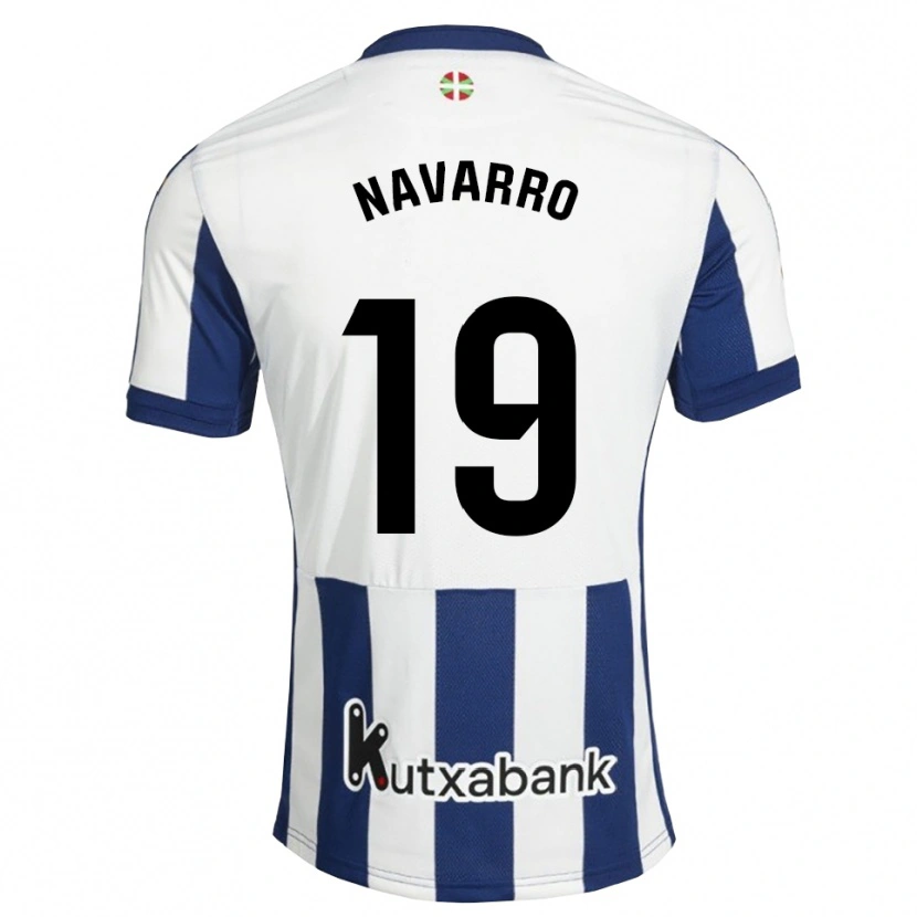 Danxen Mujer Camiseta Lorena Navarro #19 Azul Marino Blanco Dorado 1ª Equipación 2026/27 La Camisa