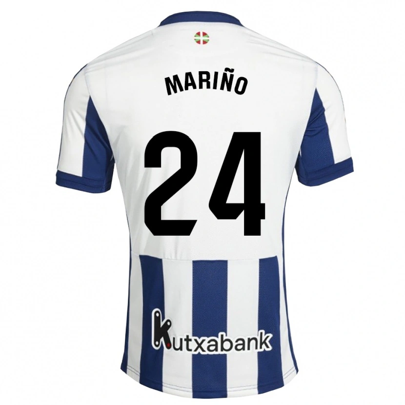 Danxen Mujer Camiseta Omar Mariño #24 Azul Marino Blanco Dorado 1ª Equipación 2026/27 La Camisa