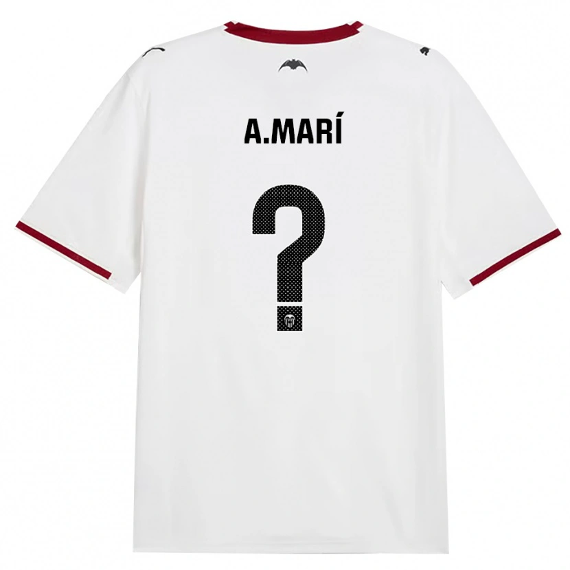 Danxen Mujer Camiseta Alberto Marí #0 Negro Blanco Rojo Amarillo 1ª Equipación 2026/27 La Camisa