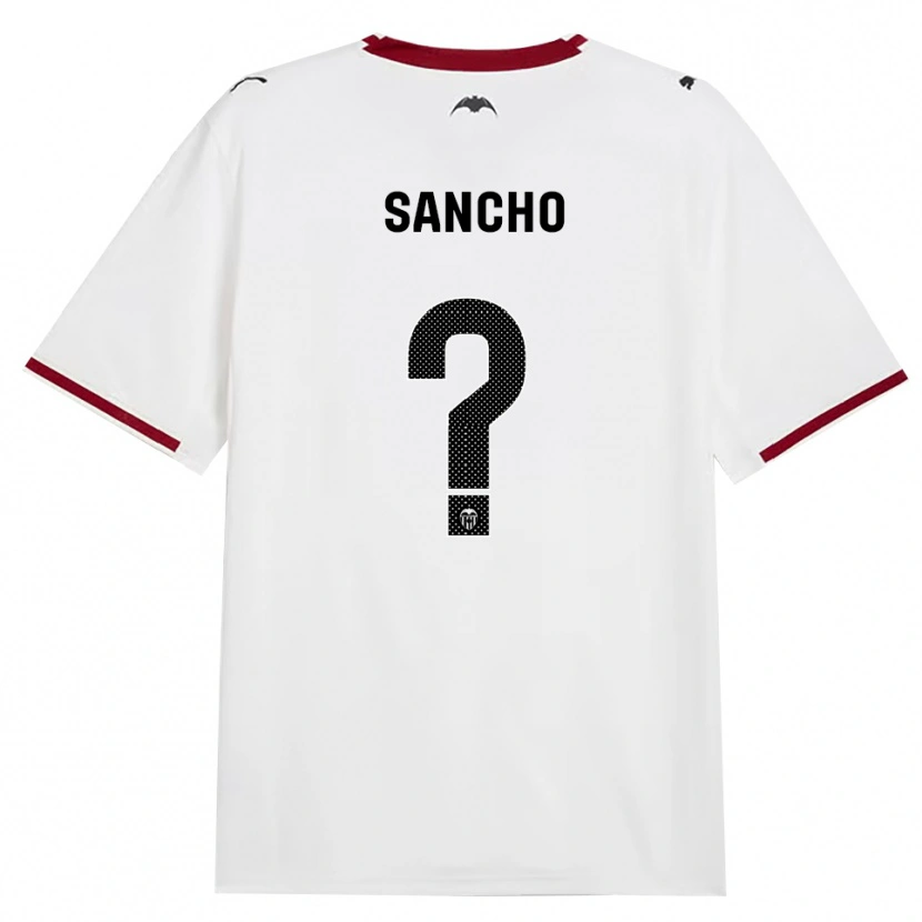 Danxen Mujer Camiseta Daniel Sancho #0 Negro Blanco Rojo Amarillo 1ª Equipación 2026/27 La Camisa