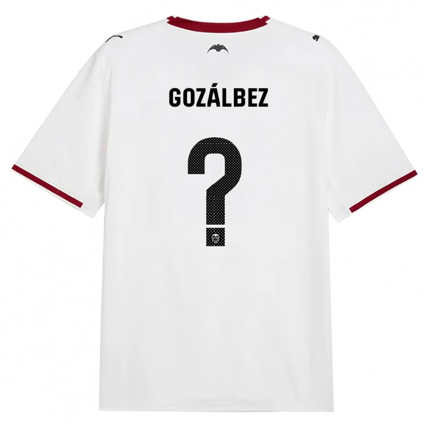 Danxen Mujer Camiseta Pablo Gozálbez #0 Negro Blanco Rojo Amarillo 1ª Equipación 2026/27 La Camisa
