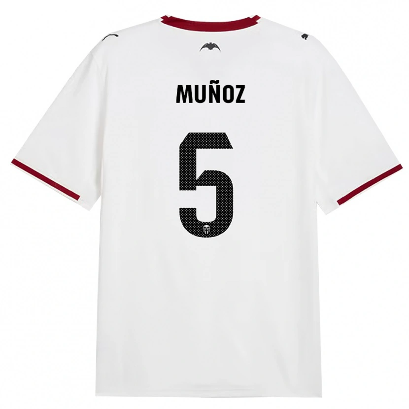 Danxen Mujer Camiseta Iván Muñoz #5 Negro Blanco Rojo Amarillo 1ª Equipación 2026/27 La Camisa