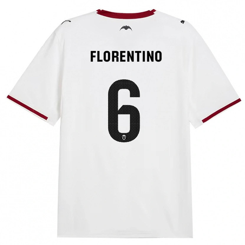 Danxen Mujer Camiseta Claudia Florentino #6 Negro Blanco Rojo Amarillo 1ª Equipación 2026/27 La Camisa