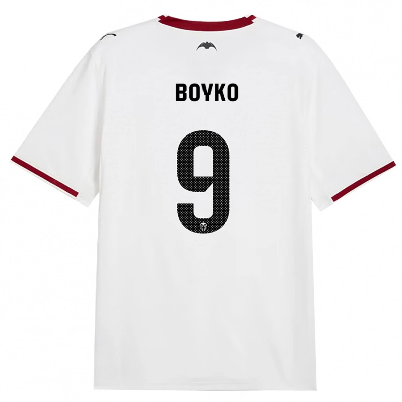 Danxen Mujer Camiseta Yaroslav Boyko #9 Negro Blanco Rojo Amarillo 1ª Equipación 2026/27 La Camisa
