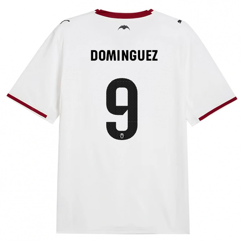 Danxen Mujer Camiseta Mario Dominguez #9 Negro Blanco Rojo Amarillo 1ª Equipación 2026/27 La Camisa