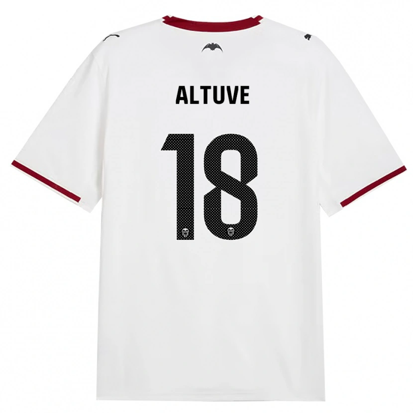 Danxen Mujer Camiseta Oriana Altuve #18 Negro Blanco Rojo Amarillo 1ª Equipación 2026/27 La Camisa