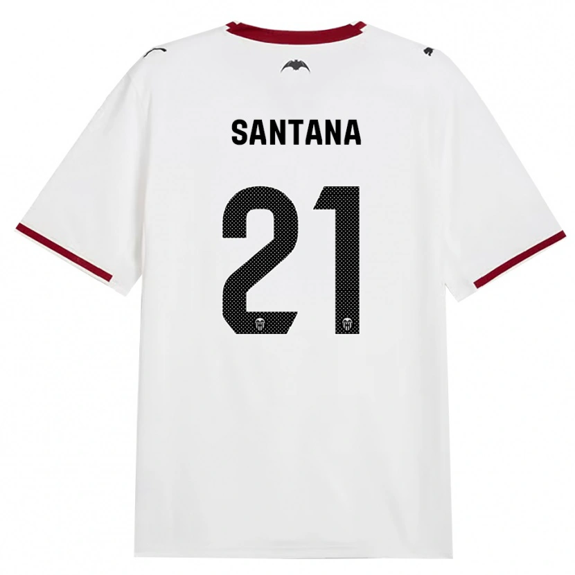Danxen Mujer Camiseta Ismael Santana #21 Negro Blanco Rojo Amarillo 1ª Equipación 2026/27 La Camisa