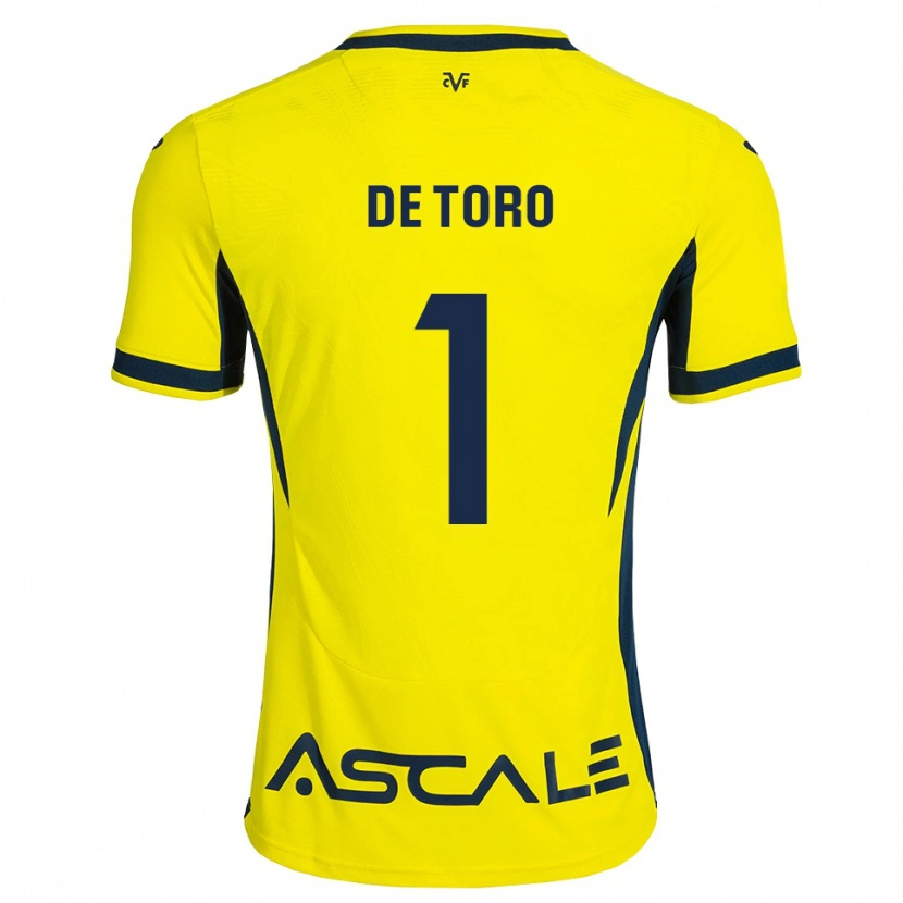 Danxen Mujer Camiseta Elena De Toro #1 Amarillo Negro Rojo 1ª Equipación 2026/27 La Camisa