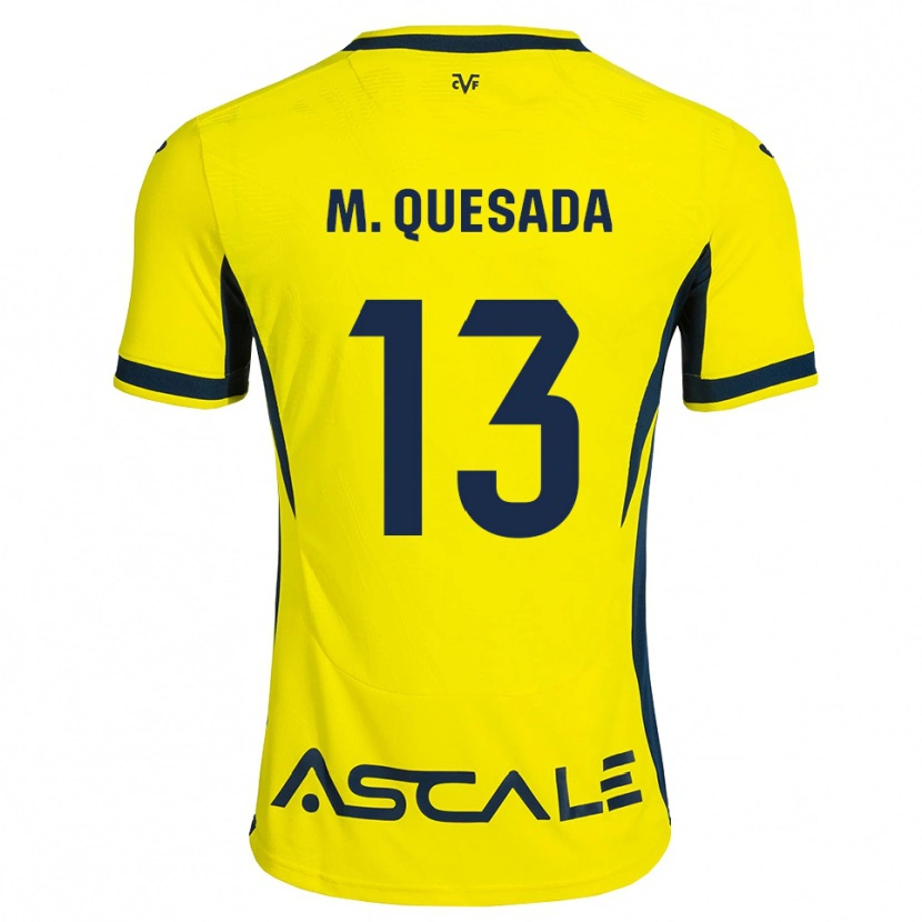 Danxen Mujer Camiseta Montserrat Quesada Carrasco #13 Amarillo Negro Rojo 1ª Equipación 2026/27 La Camisa