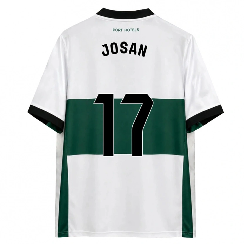 Danxen Mujer Camiseta José Antonio Ferrández Pomares #17 Verde Blanco Rojo 1ª Equipación 2026/27 La Camisa
