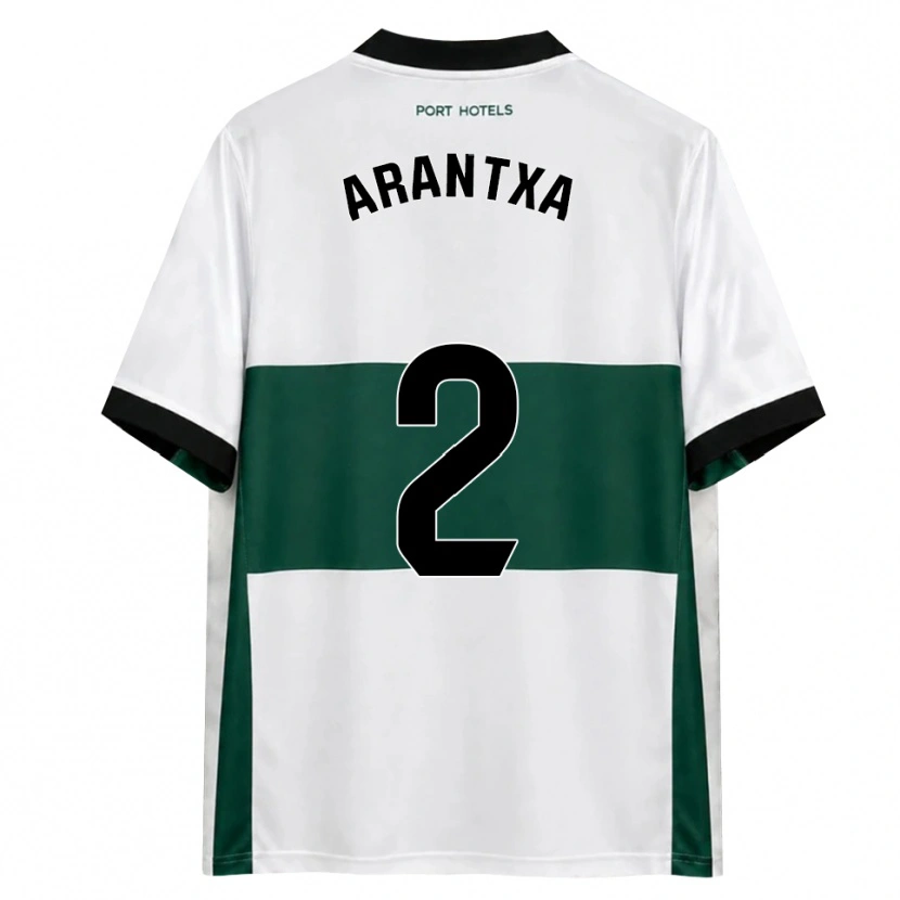 Danxen Mujer Camiseta Arantxa Perez Ochando #2 Verde Blanco Rojo 1ª Equipación 2026/27 La Camisa