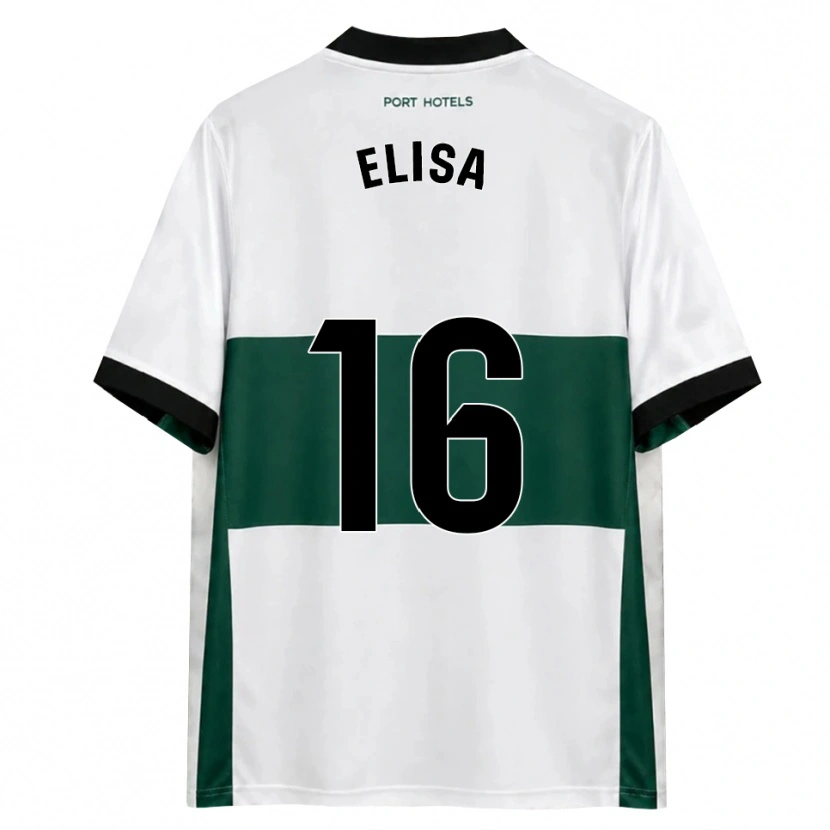 Danxen Mujer Camiseta Elisa Tomé #16 Verde Blanco Rojo 1ª Equipación 2026/27 La Camisa
