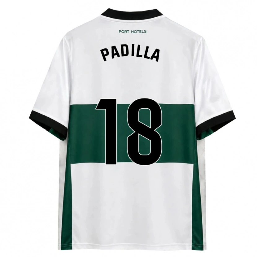 Danxen Mujer Camiseta Álvaro Padilla #18 Verde Blanco Rojo 1ª Equipación 2026/27 La Camisa