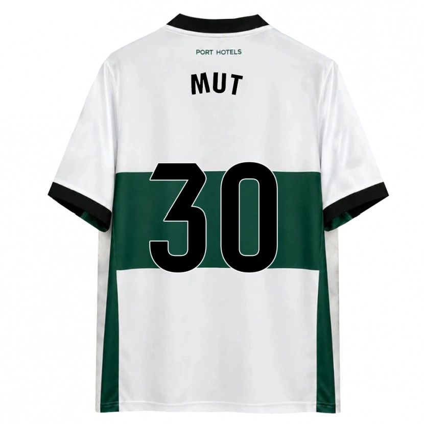 Danxen Mujer Camiseta Joan Mut #30 Verde Blanco Rojo 1ª Equipación 2026/27 La Camisa