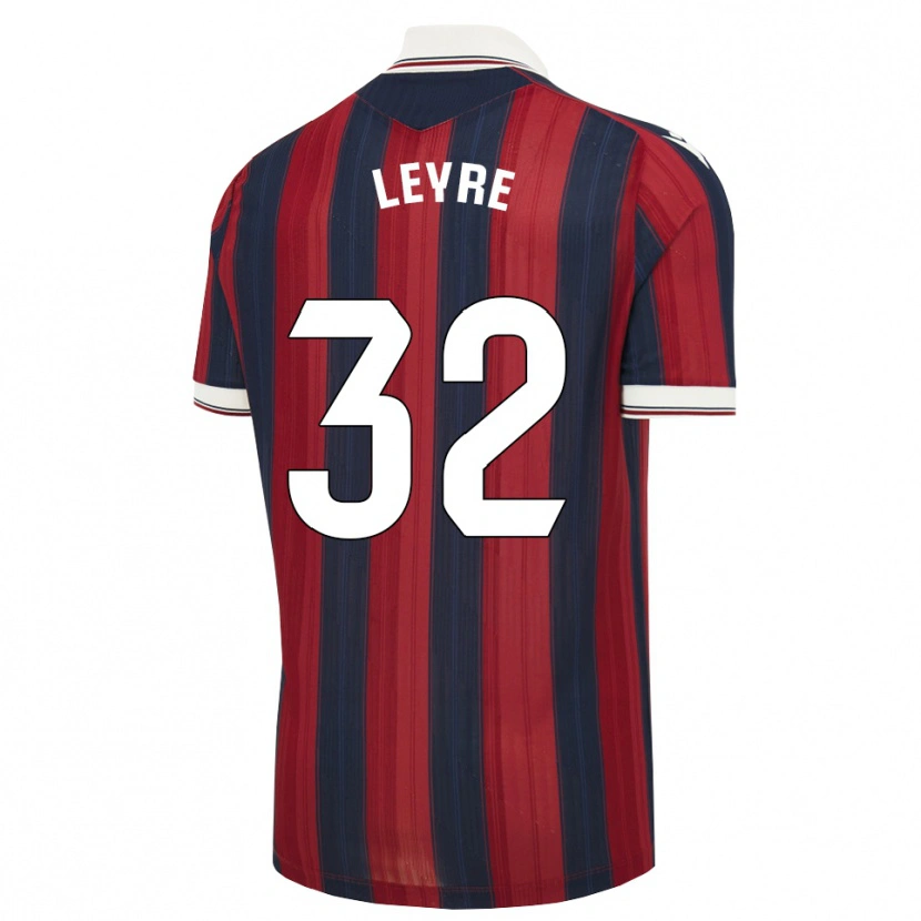 Danxen Mujer Camiseta Leyre Secades #32 Azul Medianoche Rojo 1ª Equipación 2026/27 La Camisa