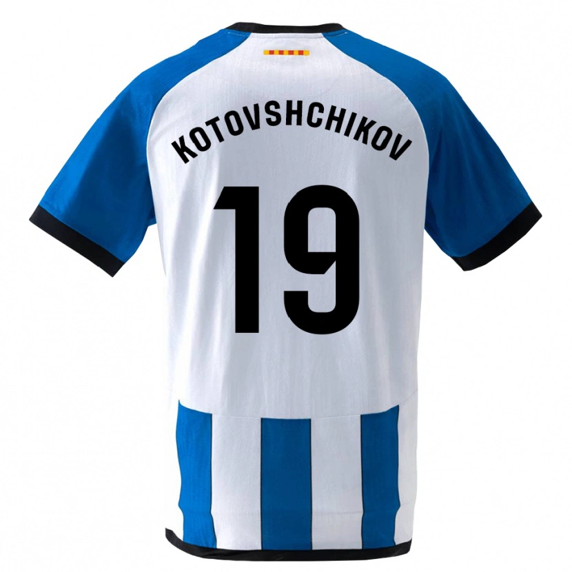 Danxen Mujer Camiseta Makar Kotovshchikov #19 Azul Real Blanco 1ª Equipación 2026/27 La Camisa