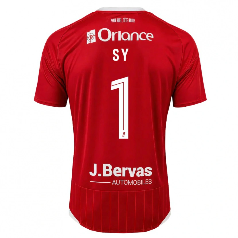 Danxen Mujer Camiseta Seydou Sy #1 Blanco Rojo 1ª Equipación 2026/27 La Camisa