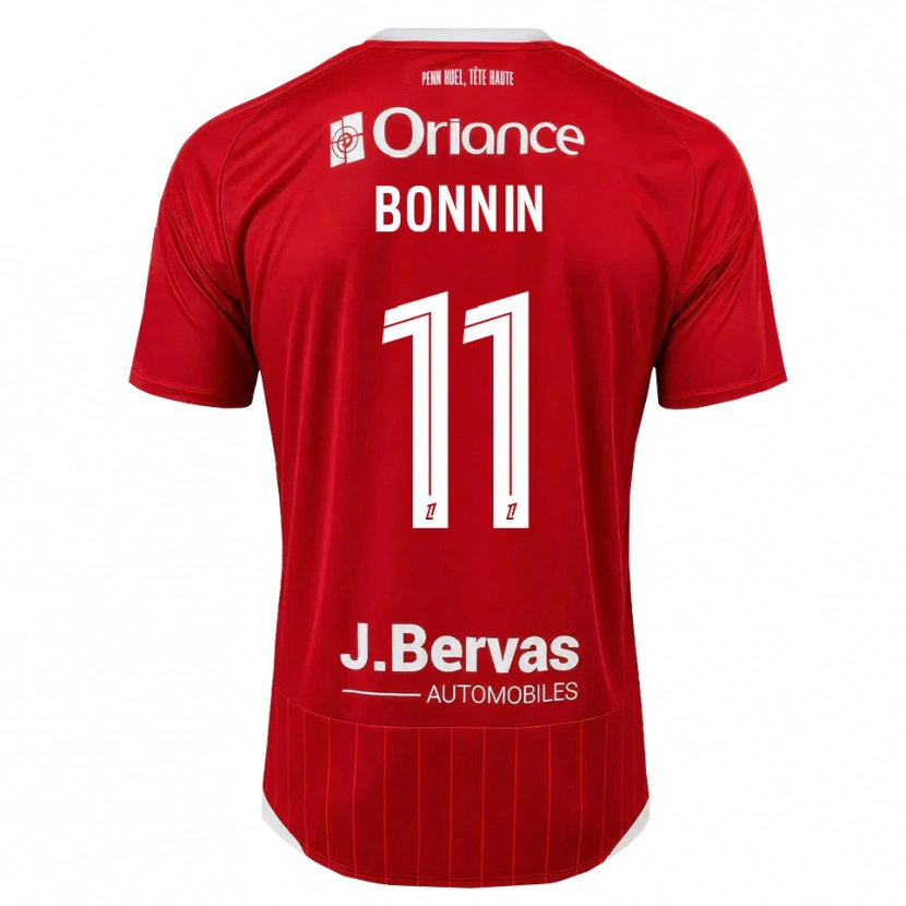 Danxen Mujer Camiseta Lilian Bonnin #11 Blanco Rojo 1ª Equipación 2026/27 La Camisa