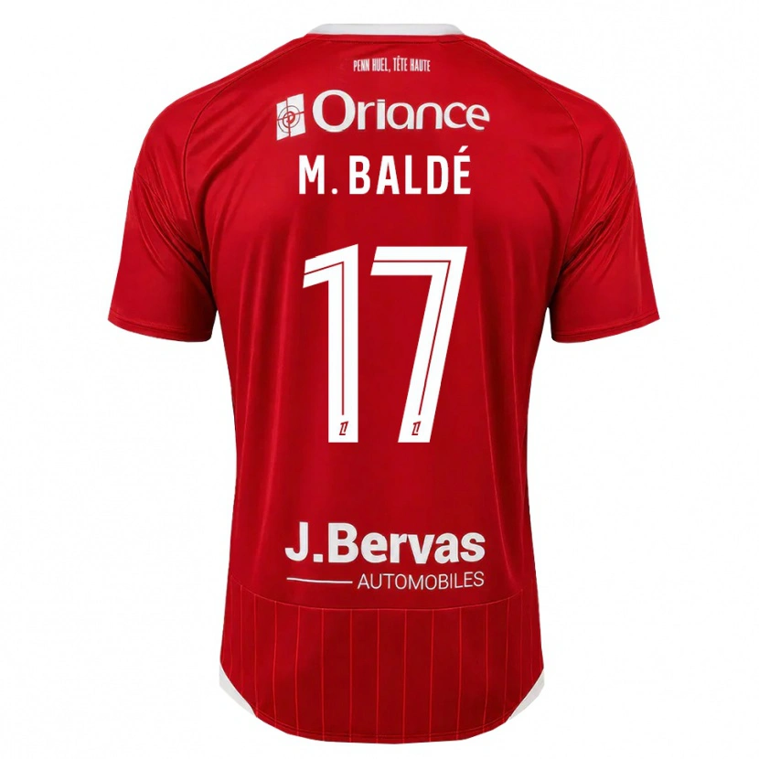 Danxen Mujer Camiseta Mama Baldé #17 Blanco Rojo 1ª Equipación 2026/27 La Camisa