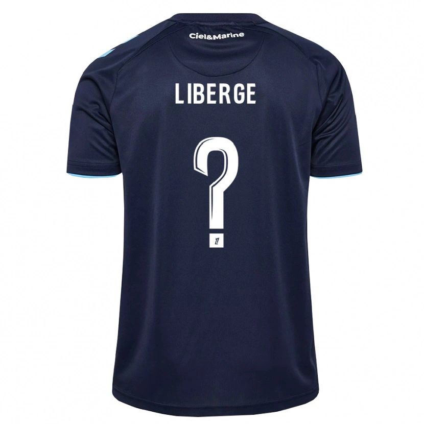 Danxen Mujer Camiseta Aïssatou Liberge #0 Azul Aciano Azul Medianoche 1ª Equipación 2026/27 La Camisa