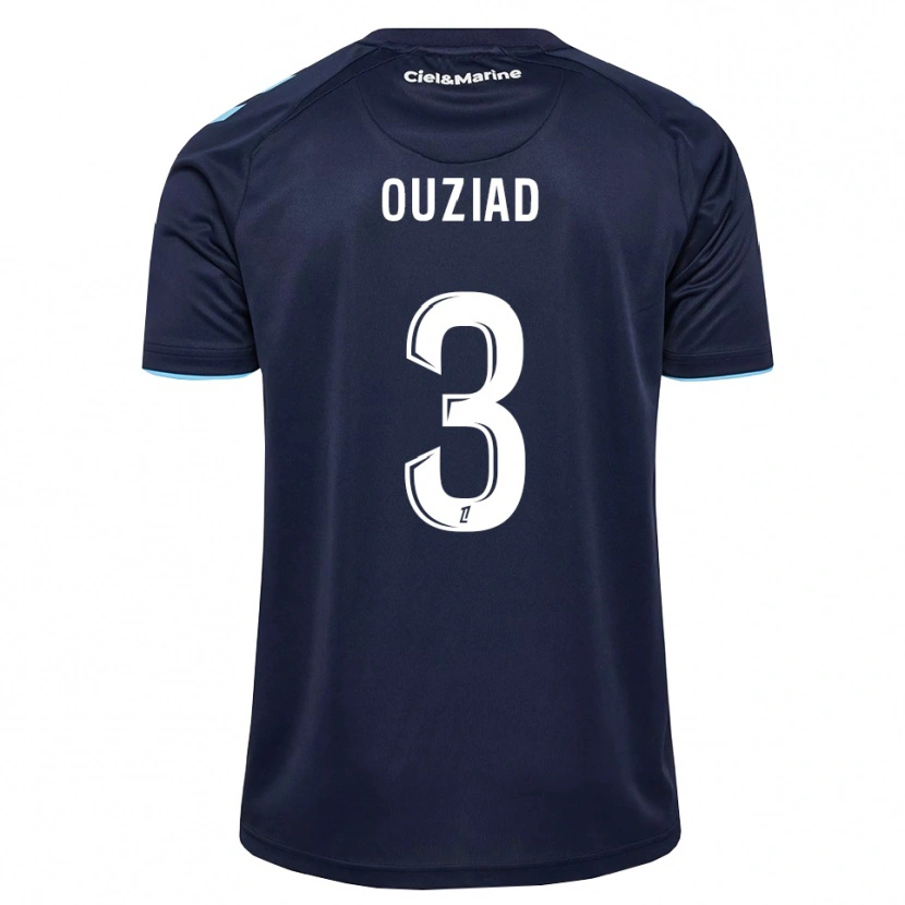Danxen Mujer Camiseta Djibril Ouziad #3 Azul Aciano Azul Medianoche 1ª Equipación 2026/27 La Camisa