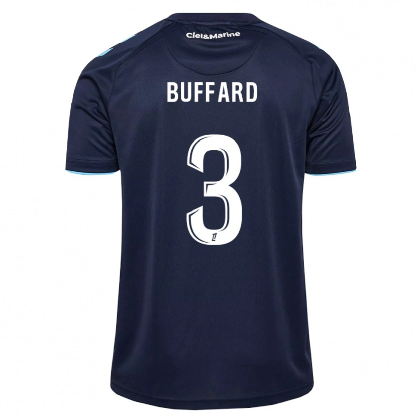 Danxen Mujer Camiseta Matthieu Buffard #3 Azul Aciano Azul Medianoche 1ª Equipación 2026/27 La Camisa