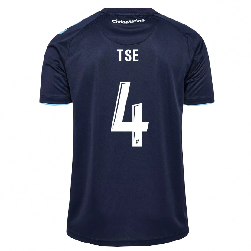 Danxen Mujer Camiseta Élisabeth Tsé #4 Azul Aciano Azul Medianoche 1ª Equipación 2026/27 La Camisa