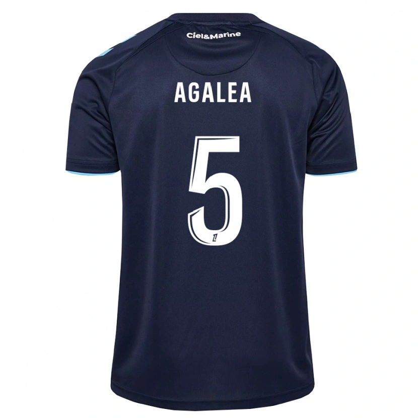 Danxen Mujer Camiseta Nathan Agalea #5 Azul Aciano Azul Medianoche 1ª Equipación 2026/27 La Camisa