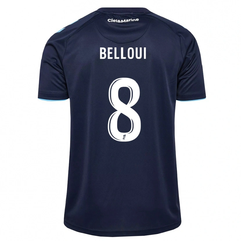 Danxen Mujer Camiseta Ilyan Belloui #8 Azul Aciano Azul Medianoche 1ª Equipación 2026/27 La Camisa