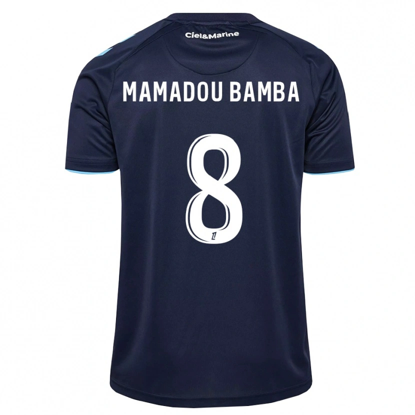 Danxen Mujer Camiseta Ben Mamadou Bamba #8 Azul Aciano Azul Medianoche 1ª Equipación 2026/27 La Camisa