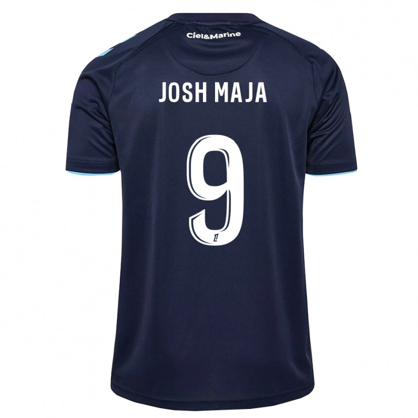 Danxen Mujer Camiseta Josh Maja #9 Azul Aciano Azul Medianoche 1ª Equipación 2026/27 La Camisa