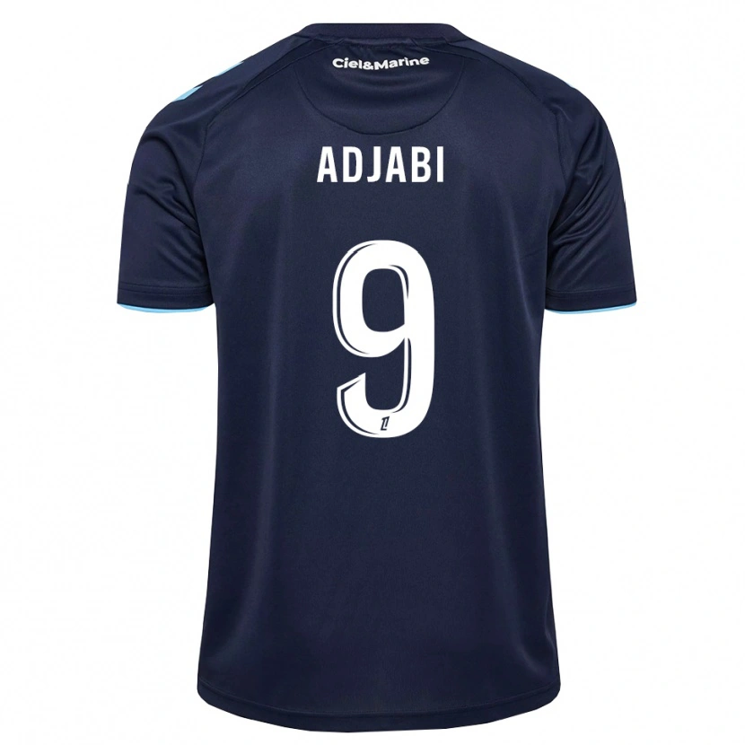 Danxen Mujer Camiseta Ikram Adjabi #9 Azul Aciano Azul Medianoche 1ª Equipación 2026/27 La Camisa