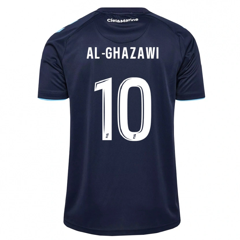 Danxen Mujer Camiseta Zayn Al-Ghazawi #10 Azul Aciano Azul Medianoche 1ª Equipación 2026/27 La Camisa
