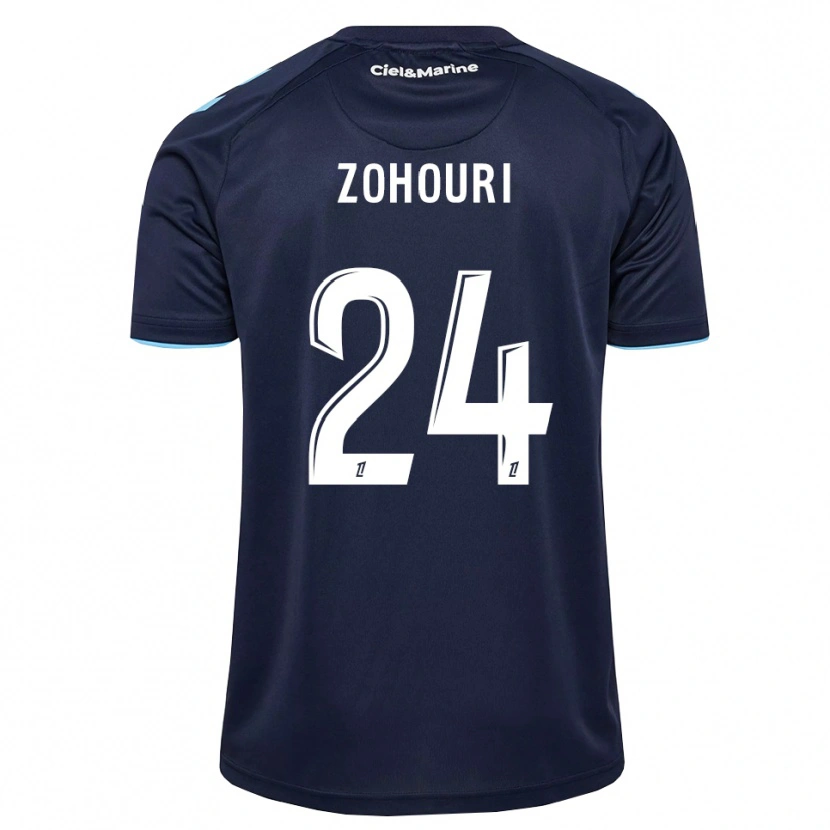 Danxen Mujer Camiseta Guy-Noël Zohouri #24 Azul Aciano Azul Medianoche 1ª Equipación 2026/27 La Camisa