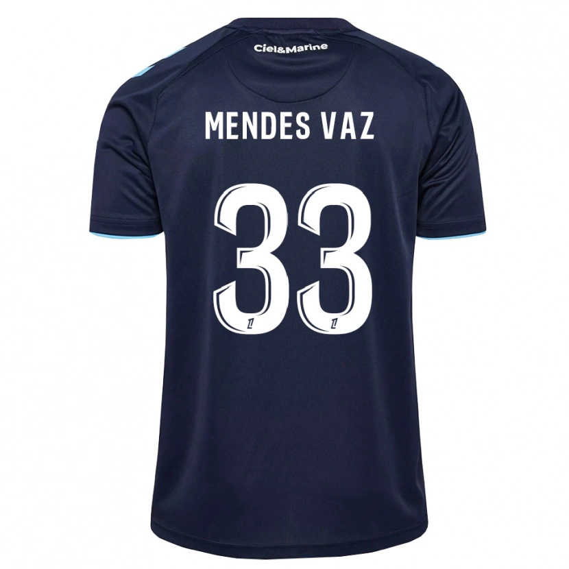 Danxen Mujer Camiseta Hernâni Mendes Vaz #33 Azul Aciano Azul Medianoche 1ª Equipación 2026/27 La Camisa