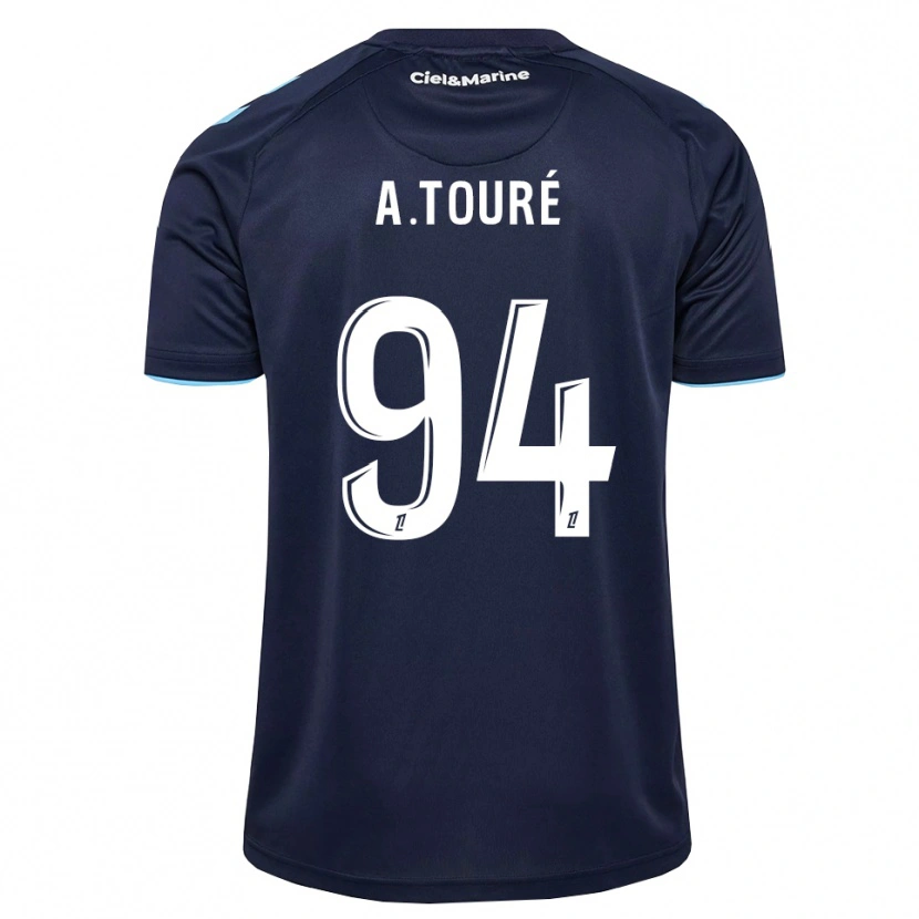 Danxen Mujer Camiseta Abdoulaye Touré #94 Azul Aciano Azul Medianoche 1ª Equipación 2026/27 La Camisa