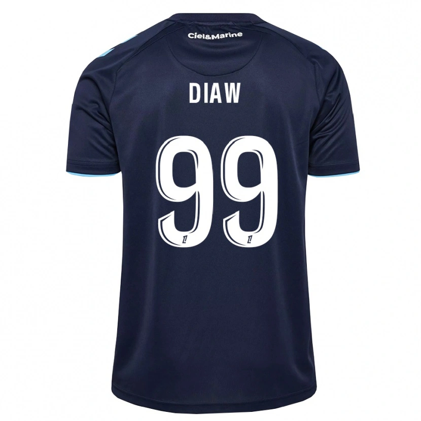 Danxen Mujer Camiseta Mory Diaw #99 Azul Aciano Azul Medianoche 1ª Equipación 2026/27 La Camisa