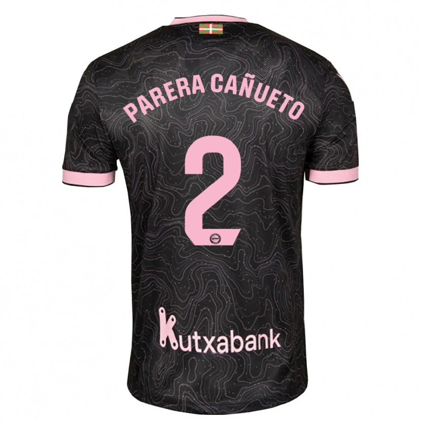 Danxen Mujer Camiseta Laia Parera Cañueto #2 Negro Rosa 2ª Equipación 2026/27 La Camisa