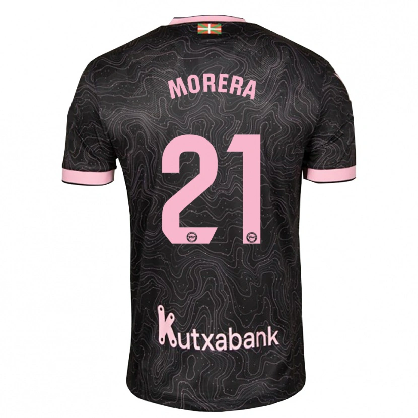 Danxen Mujer Camiseta Carla Morera #21 Negro Rosa 2ª Equipación 2026/27 La Camisa