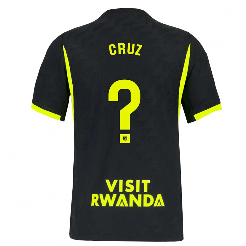 Danxen Mujer Camiseta Alberto Cruz #0 Verde Brillante Negro 2ª Equipación 2026/27 La Camisa